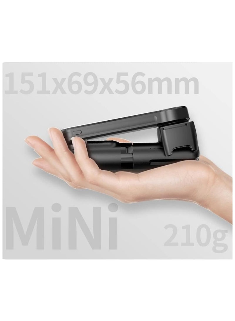 L09 Foldable Mini Handheld Selfie Stick Tripod Smartphone 1-Axis Gimbal Stabilizer With Multifunctional Remote 360°Automatic Rotation For iPhone And Android  - Image 2