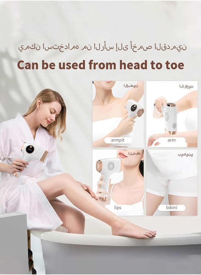 spa luxetique Ice Compress Laser Hair Removal Device Pink  - Image 3