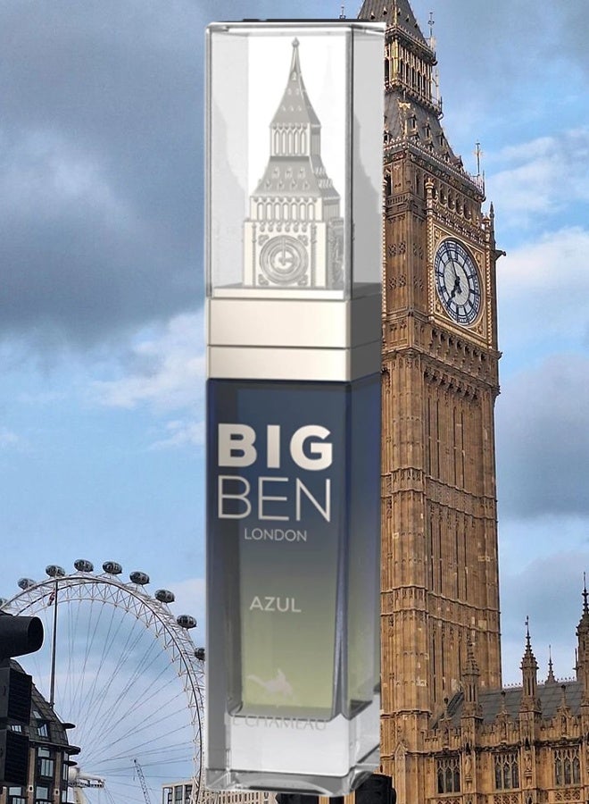 LE CHAMEAU Big Ben London Azul Perfume For Men 85ml EDP - Image 2