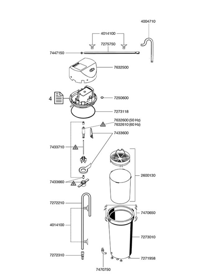 EHEIM فلتر خارجي EHEIM كلاسيك 250 (بما في ذلك حلقات السيراميك SUBSTRACTpro+ MECH) - Image 2
