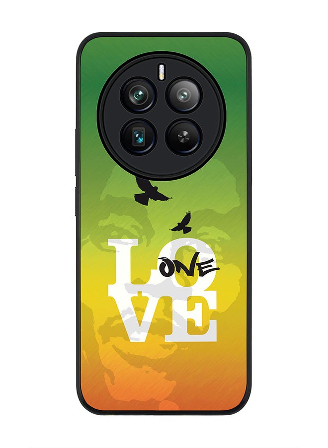 Stylizedd حافظة حواف سوداء متينة لهاتف Realme 12 Pro / Realme 12 Pro Plus 5G، حافظة مرنة رقيقة من TPU جل - حب واحد - Image 1