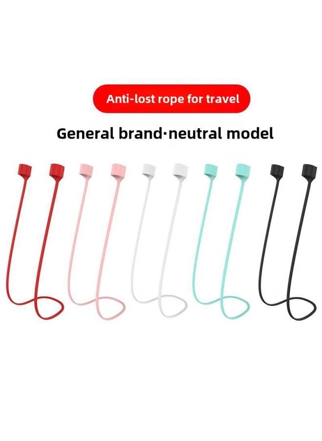 ماركة غير محددة - سماعة رأس لاسلكية حبل مضاد للضياع لأجهزة Apple Airpods كابل سماعة رأس بلوتوث حامل مغناطيسي Pro2 جيل لهاتف هواوي سعة الذاكرة: شفاف [كلاسيكي] معزز وليس من السهل كسره - حبل سماعات الأذن مضاد للفقد - Image 1