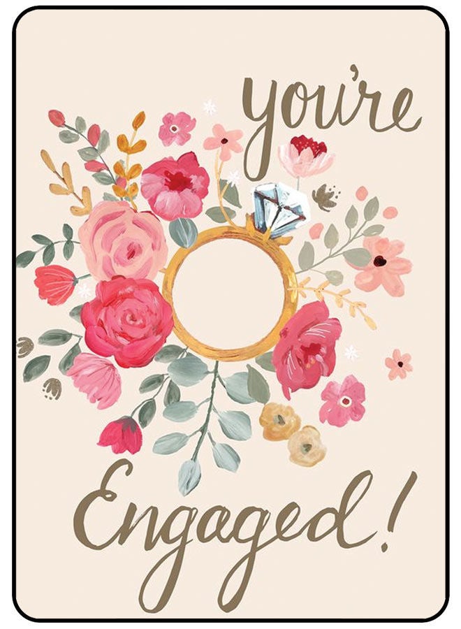 AMINA ALSHEBLI Protective Case Cover For Samsung Galaxy Tab S6 Lite 10.4 Inch (2020) You're Engaged - Image 1