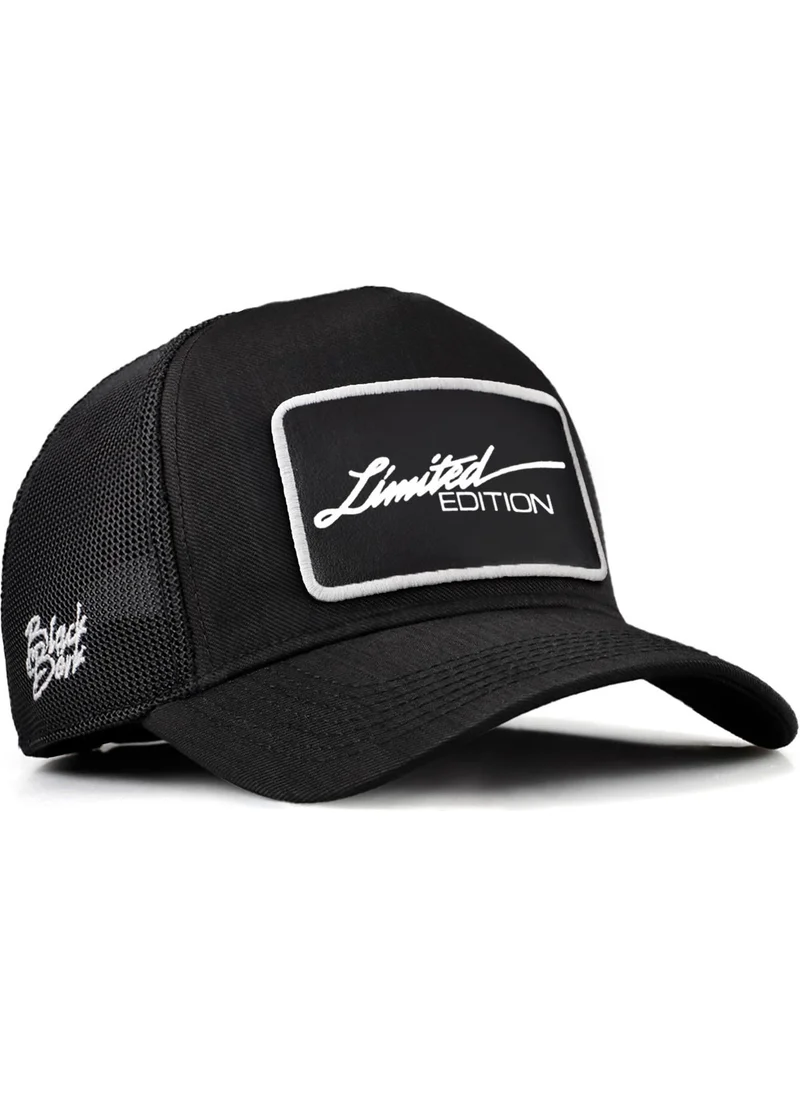 Black Börk Blackbörk V2 Trucker Limited Edition - Black Cordura Fabric Hat (Cap) with 2 Code Logo