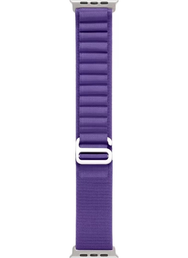 BLS Store Watch 10 46MM Compatible Zore Krd-74 Strand Strap-Purple  - Image 1