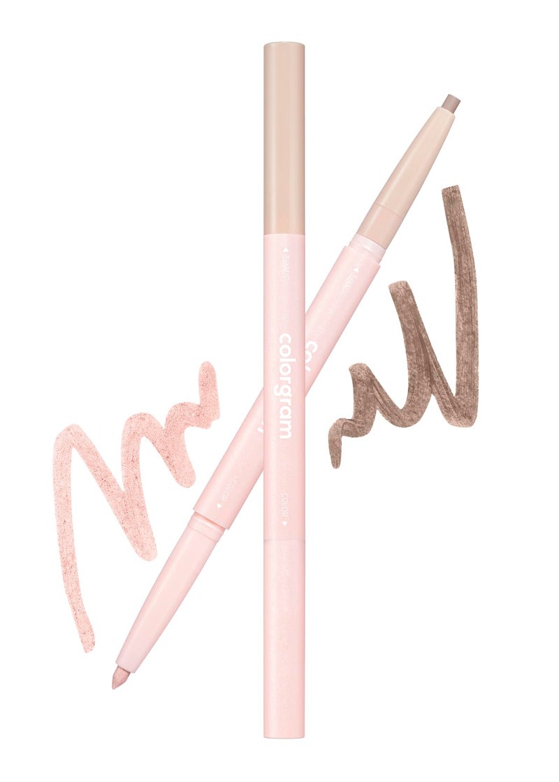COLORGRAM Under Eye Highlighter Stick 07 Warm Peach | Silky-Smooth Long-Lasting Highlighter & Contouring Stick for Smudge-Proof, Shining Daily Makeup | K-Beauty Face Highlighters & Luminizers - Image 1