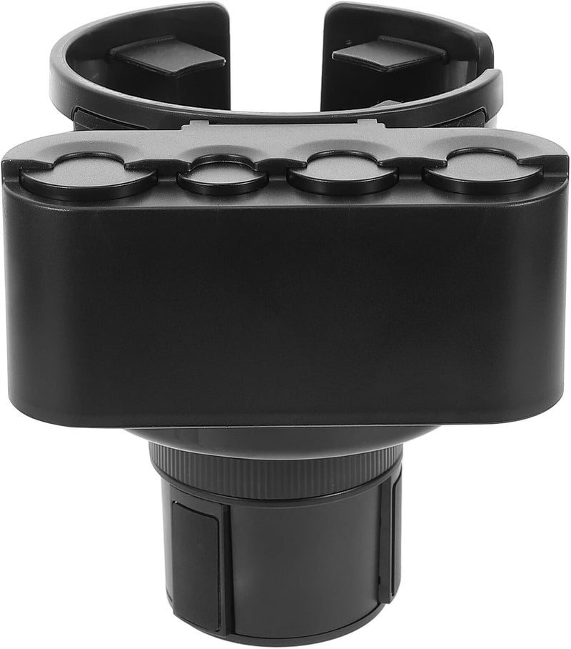 Car Cup Holder Water Bottle Holder Large Size Multipurpose Car Drink Cup Organizer Coin Tray Compatible for Vehicle Center Console - Image 1