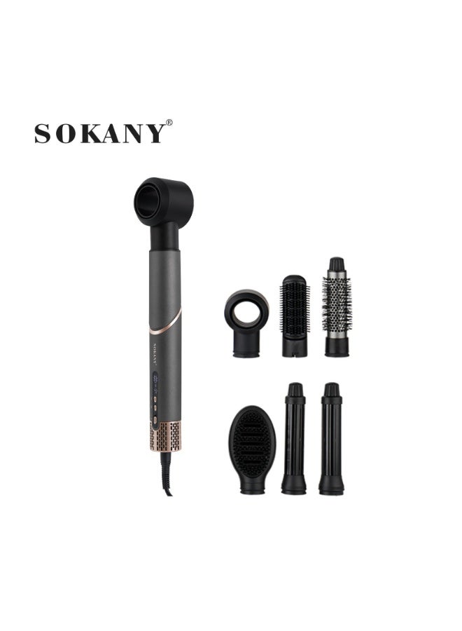 sokany SK-15052 Digital 6-in-1 Hair Dryer Set - 1600W - Image 2
