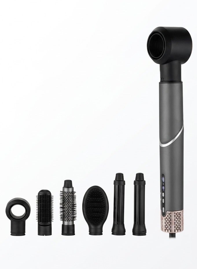 sokany SK-15052 Digital 6-in-1 Hair Dryer Set - 1600W - Image 1