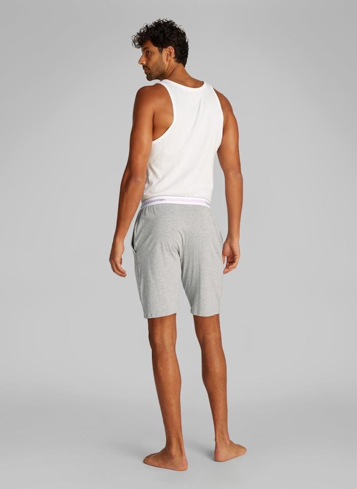 CALVIN KLEIN Icon Cotton Stripe Pyjama Shorts  - Image 2