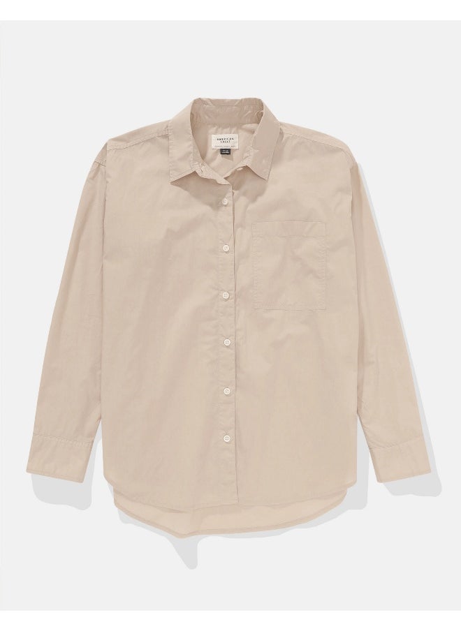 American Eagle AE Perfect Button-Up Shirt  - Image 5