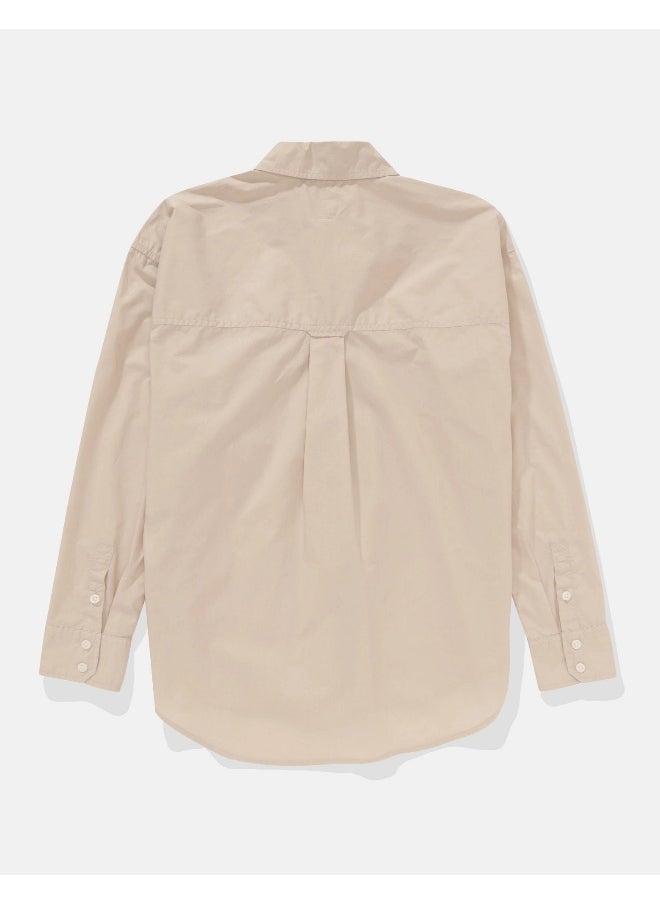 American Eagle AE Perfect Button-Up Shirt  - Image 3