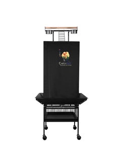 colorday Good Night Bird Cage Cover For Large Bird Cage With Play Top (Patent Pending), Black 61"  - Image 1