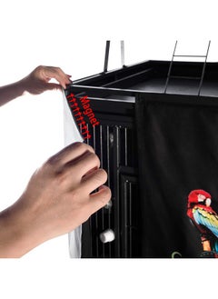 colorday Good Night Bird Cage Cover For Large Bird Cage With Play Top (Patent Pending), Black 61"  - Image 5