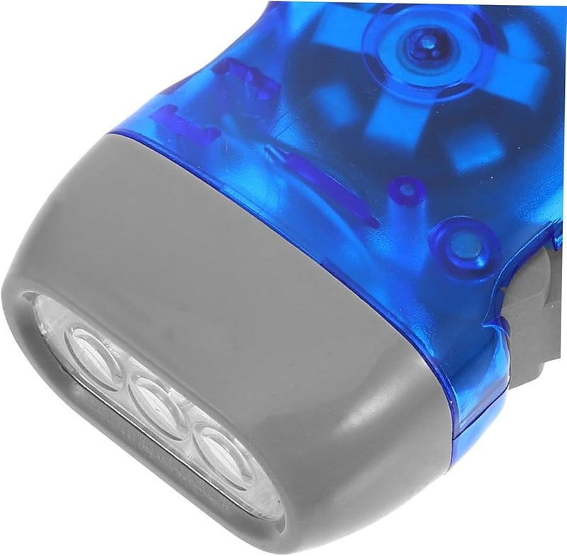 Hand Crank Flashlight Portable No Batteries Required for Camping Hiking Emergency - Image 4