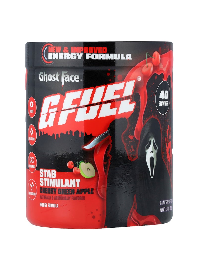جي فيول Energy Formula، Ghost Face®، بنكهة التفاح الأخضر الكرزي، 9.6 أونصة (272 جم) - Image 1