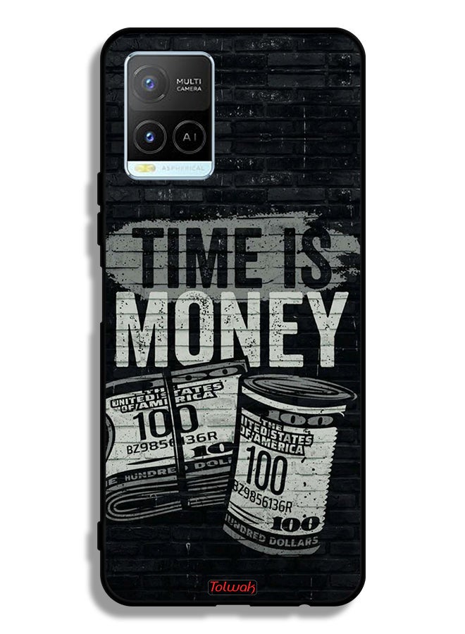 Tolwak Vivo Y33s 4G Protective Case Cover Time Is Money - Image 2