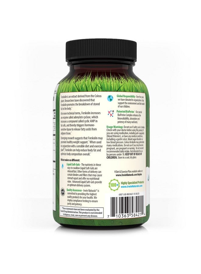 Irwin Naturals Forskolin Fat Loss Diet Supplement, 60 Count - Image 3
