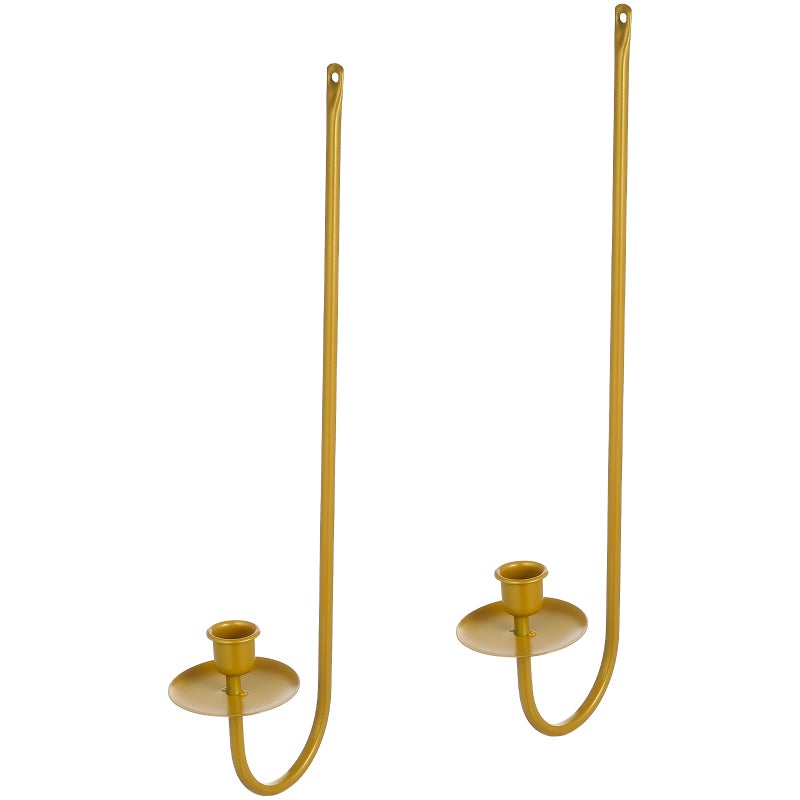 2 Pcs Candle Sconces Wall Candle Holder Metal Candle Holder Decorative Candle Holders Wall Mount Candle Holders For Home - Image 1