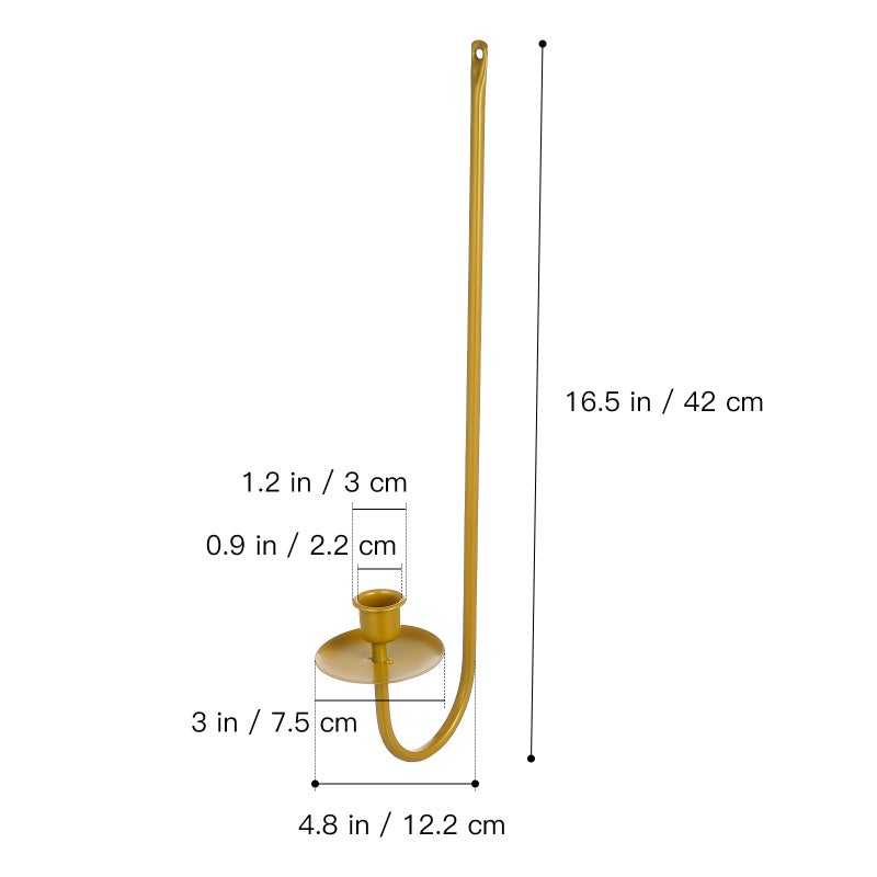 2 Pcs Candle Sconces Wall Candle Holder Metal Candle Holder Decorative Candle Holders Wall Mount Candle Holders For Home - Image 4