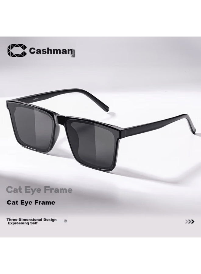 Caxman Vintage Cat Eye Premium Bare Face Gm Sungl Uni Narrow Frame Uv Protection Polarized Driving Small Face Sungl - Image 1