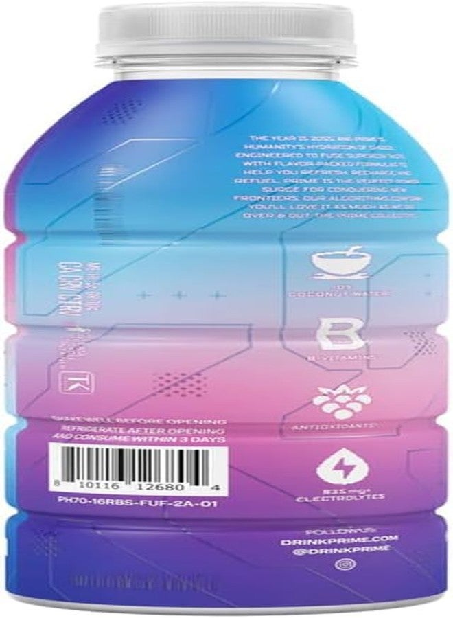 PRIME Hydration Drink, Future Freeze, 16.9 FL oz 500ml (Product Of USA) With 5 Unit Magic Pop Popping Candy 27.5g Free From DECADENT - Image 4