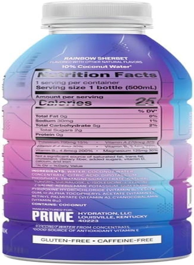 PRIME Hydration Drink, Future Freeze, 16.9 FL oz 500ml (Product Of USA) With 5 Unit Magic Pop Popping Candy 27.5g Free From DECADENT - Image 2