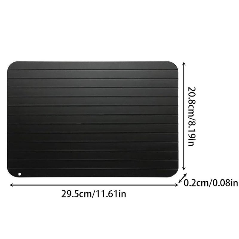 SYCOOVEN Defrosting Tray for Frozen Meat - Dishwasher Safe Large Size Defroster Plate Thawing Tray - Image 3