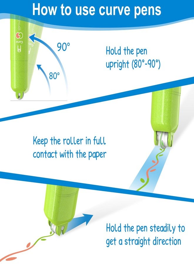 AECHY Dual Tip Glitter Highlighters Set, 6 Colors-Changing Fun Line Style Pens for Writing, Drawing, Sparkle Markers Ideal for Students, Artists, Journaling, Office & School Supplies(6 Pack) - Image 4
