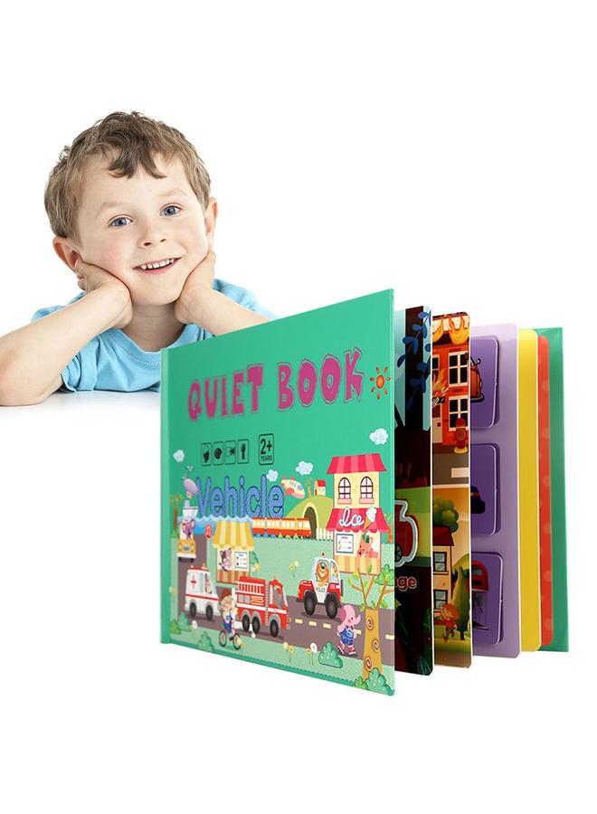 NIBEMINENT Busy Book for Kids Develop Learning Skills Children Quiet Paste Preschool Activity Toys Educational Puzzle Game  - Image 1