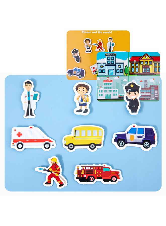 NIBEMINENT Busy Book for Kids Develop Learning Skills Children Quiet Paste Preschool Activity Toys Educational Puzzle Game  - Image 3