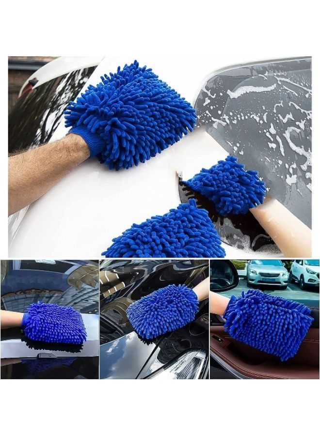Generic Microfiber Mitt Car Wash Rag Sponge Gloves  - Image 4
