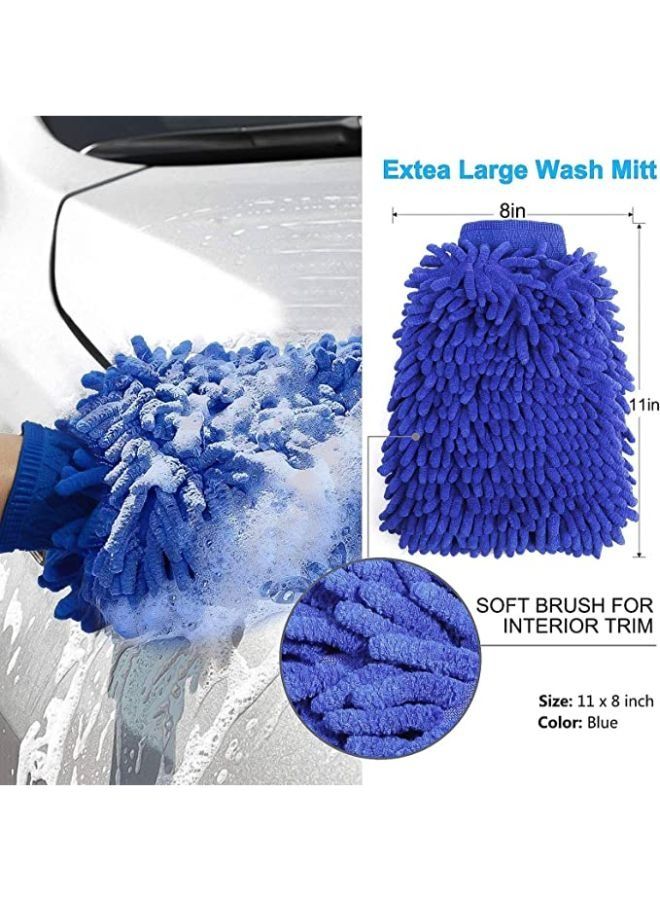 Generic Microfiber Mitt Car Wash Rag Sponge Gloves  - Image 2