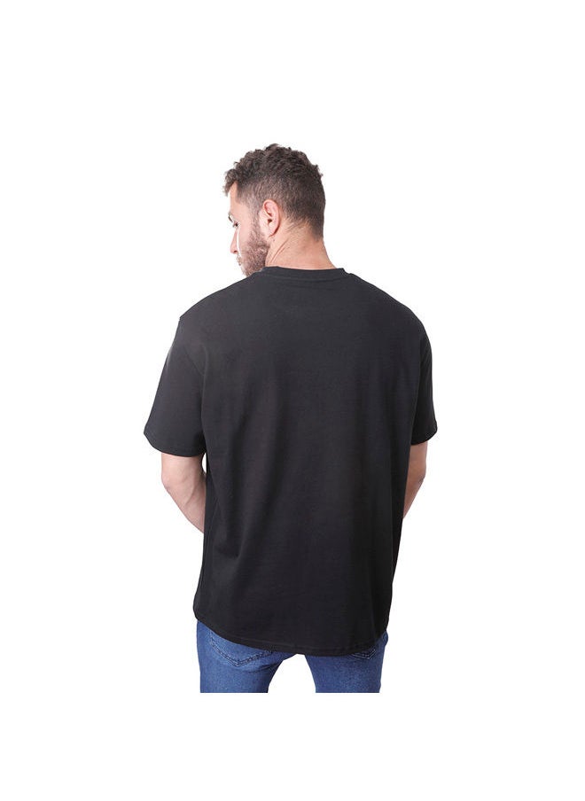 Coup - Coup Printed T-Shirt For Men - loose Fit Fit - Black - Multi Color - Image 1