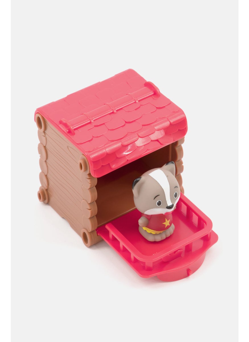 Fat Brain Toy Co Timber Tots Mini Kitchen, Red  - Image 5