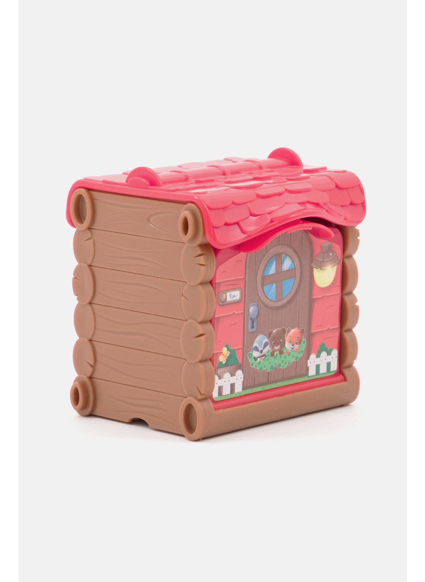 Fat Brain Toy Co Timber Tots Mini Kitchen, Red  - Image 2