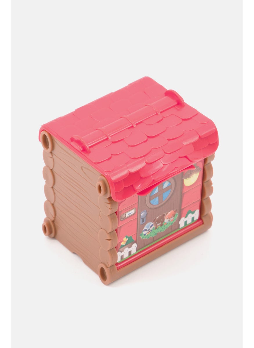 Fat Brain Toy Co Timber Tots Mini Kitchen, Red  - Image 4