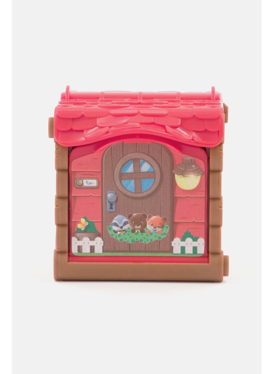 Fat Brain Toy Co Timber Tots Mini Kitchen, Red  - Image 1