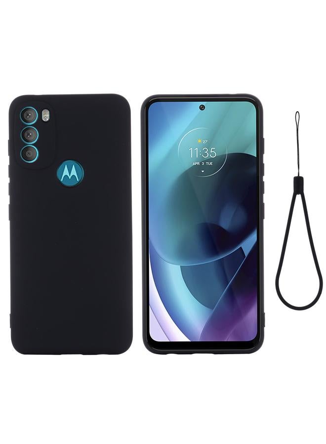 erorex Case For Motorola Moto G71 5G Pure Color Liquid Silicone Shockproof Full Coverage Phone Case - Image 1