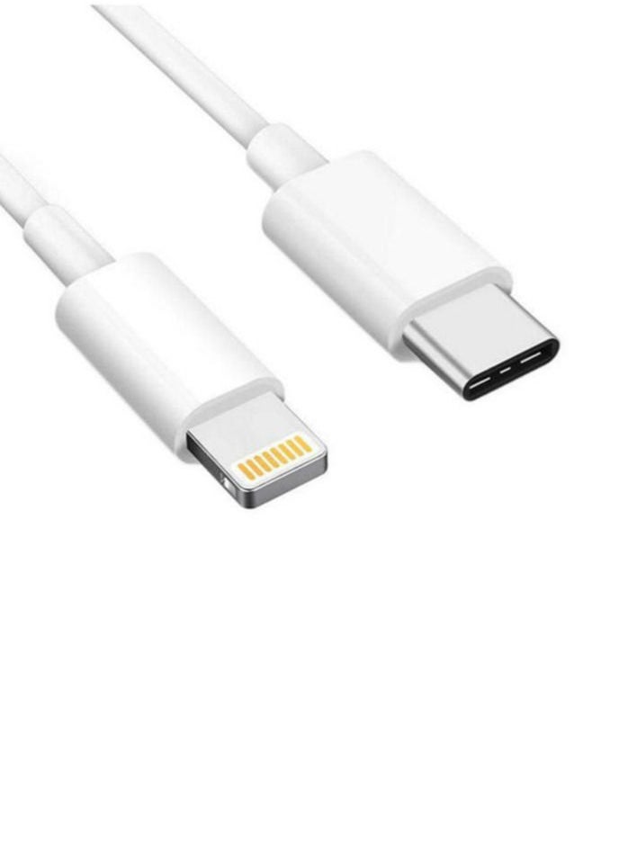 Generic USB-C Wall Charger With Type-C To Lightning Cable 20w White  - Image 3