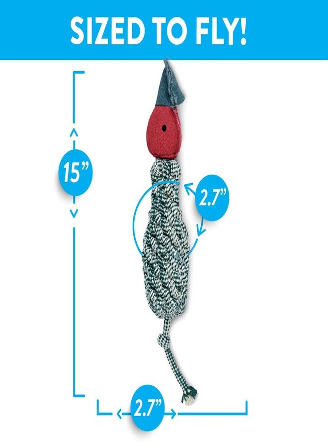 Spunky pup Fly & Fetch Dog Toy - Durable, Floating, Interactive Bungee Launcher for Fetch and Water Play, Rope Duck - Image 4