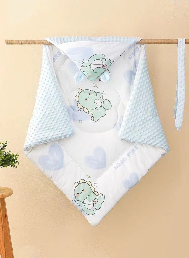 Aissiora 90x90 cm Newborn Swaddle Blanket 650g Baby Swaddle Blanket 3D Massage Particles Fluffy and Soft, Suitable for Newborns 0-1 Years Old - Image 2