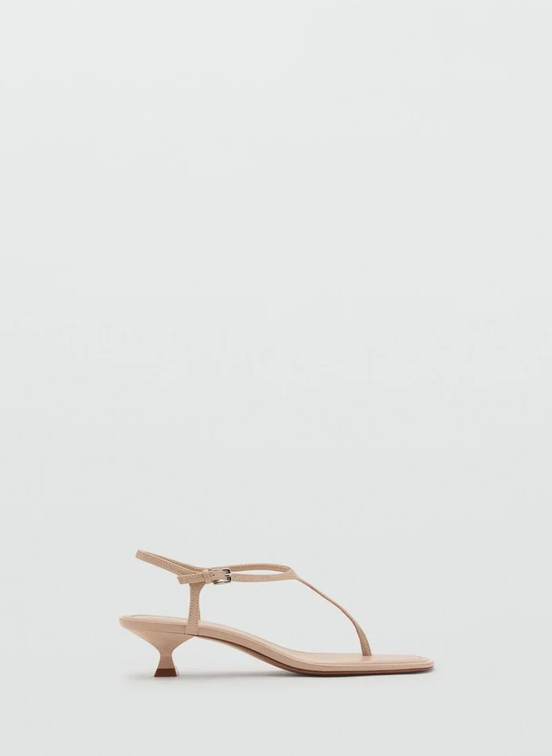 مانجو Kitten heel sandals with straps