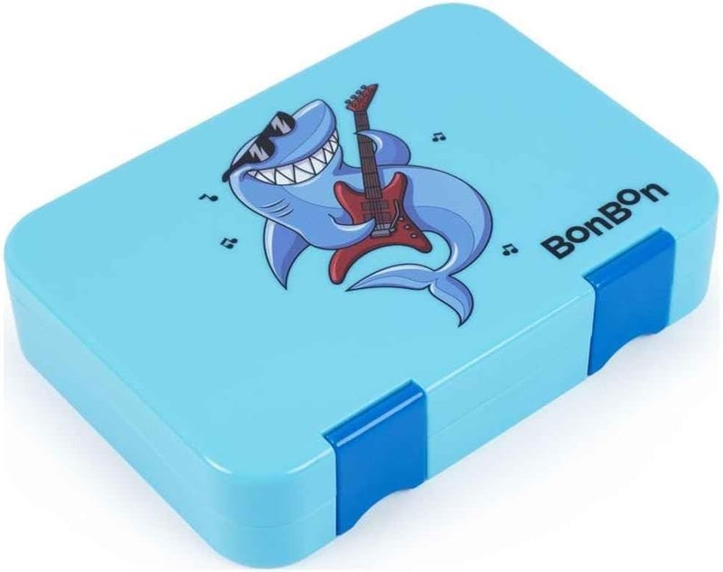 BonBon Shark Rock Leakproof Lunchbox with 4-6 Compartments - Image 1