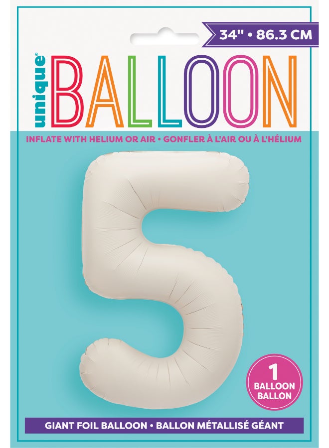 Unique بالون فويل ماتي نود 34 بوصة 5 - Image 2