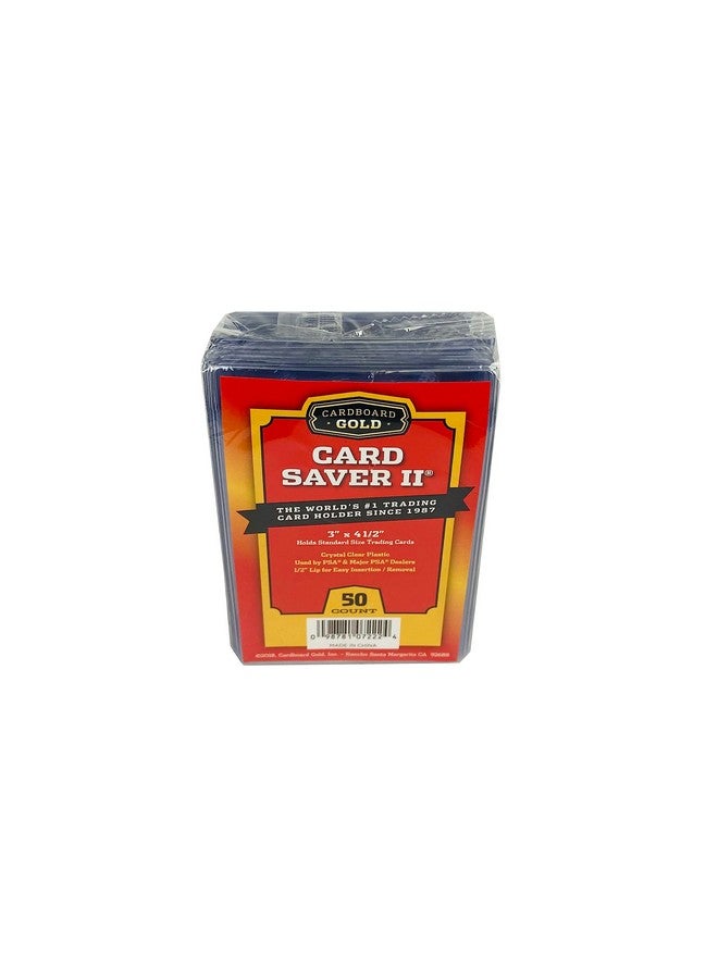 Cardboard Gold Card Saver 2 Premium Semirigid Trading Card Holder For Sports Baseball And Psa Dealers 3X4 Inch Clear Card Sleeves With 1/2 Inch Lip Trusted Protection For 31 Years - Image 3