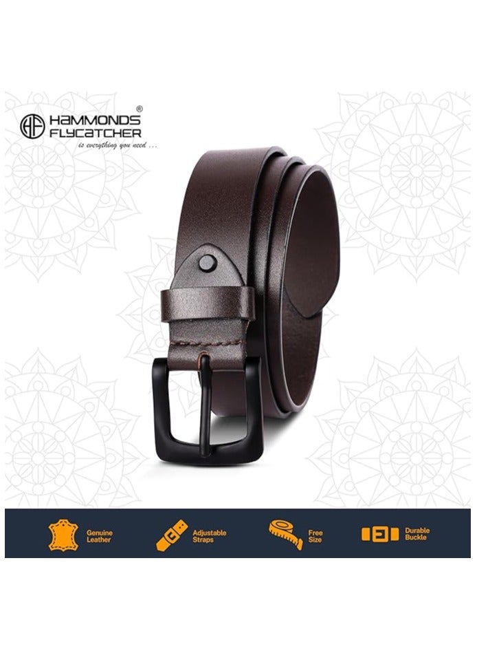 HAMMONDS FLYCATCHER Gift for Men Combo - Genuine Leather Wallet and Belt Combo for Men - Leather Belt for Men - Birthday Special & Unique Gift Ideas for Husband, Boyfriend, Father - Image 4