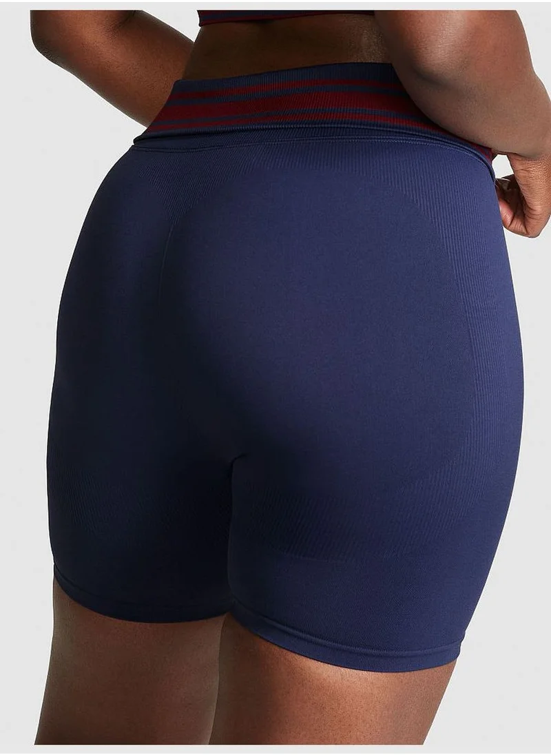 PINK PINK Flip It Seamless Foldover Bike Shorts