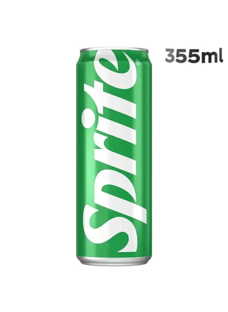 Sprite Regular Carbonated Soft Drink Cans 24 x 355ml  - Image 2