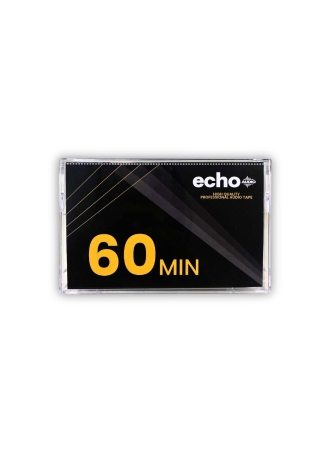 echo AUDIO Echo Audio 60 Minute Blank Audio Cassette | Pack Of 3 | High Quality Professional Audio Tape Recorder Playback and Recording  - Image 3